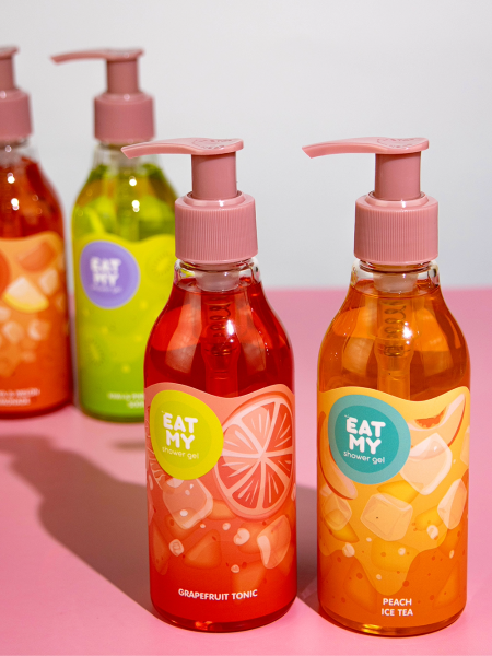 Гель для душа с ароматом холодного чая с персиком Eat My Shower Gel Peach Ice Tea