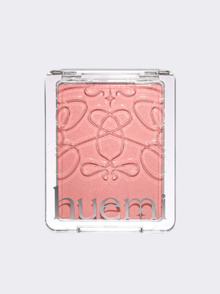 Сияющие румяна в персиковом оттенке Huemi Inner Glow Soft Blush №02 Peach Beam