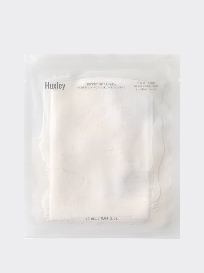 Укрепляющая тканевая маска с растительными экстрактами Huxley Conditioning Mask One Moment