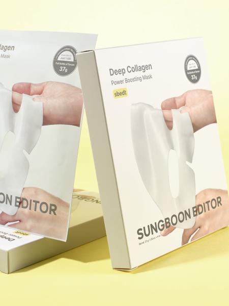Подтягивающая гидрогелевая маска для лица с коллагеном Sungboon Editor Deep Collagen Power Boosting Mask