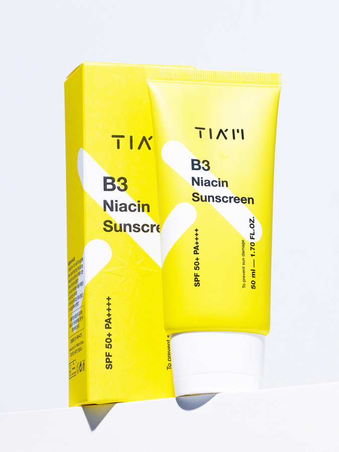 Солнцезащитный крем с ниацинамидом TIAM B3 Niacin Sunscreen SPF50 PA++++
