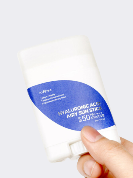 Легкий солнцезащитный стик с гиалуроновой кислотой IsNtree Hyaluronic Acid Airy Sun Stick SPF50+ PA++++ Легкий солнцезащитный стик с гиалуроновой кислотой IsNtree Hyaluronic Acid Airy Sun Stick SPF50+ PA++++