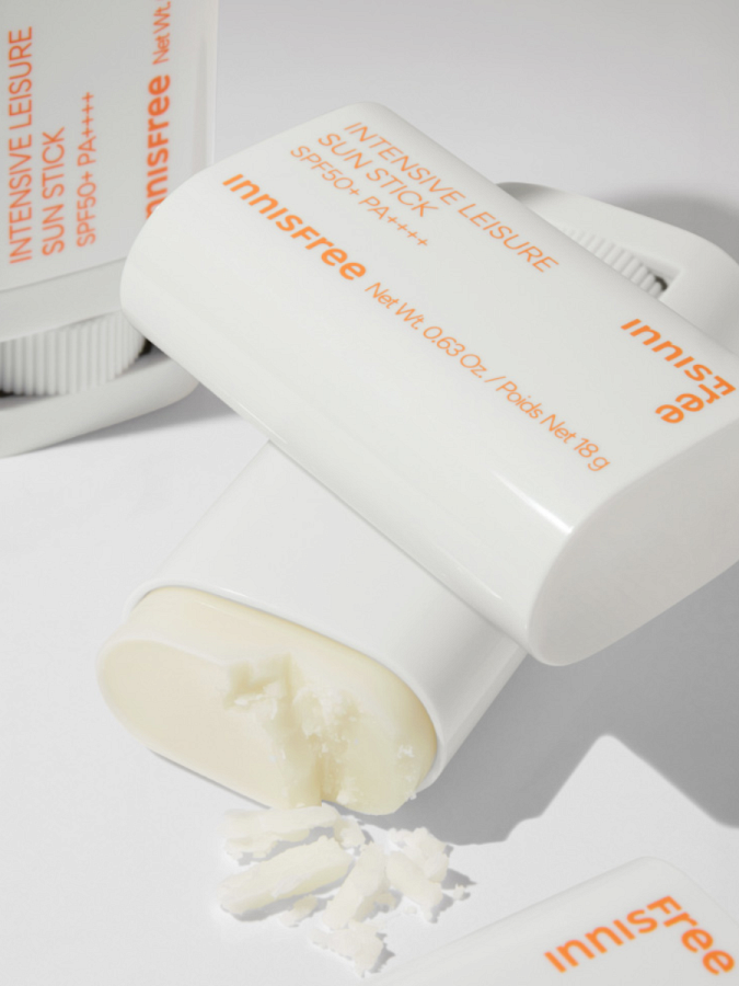 Водостойкий солнцезащитный стик для лица и тела Innisfree  Intensive Leisure Sun Stick SPF50+ PA++++
