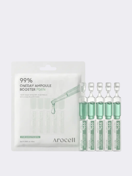 Увлажняющие бустер-ампулы с ПДРН Arocell Oneday Ampoule Booster PDRN