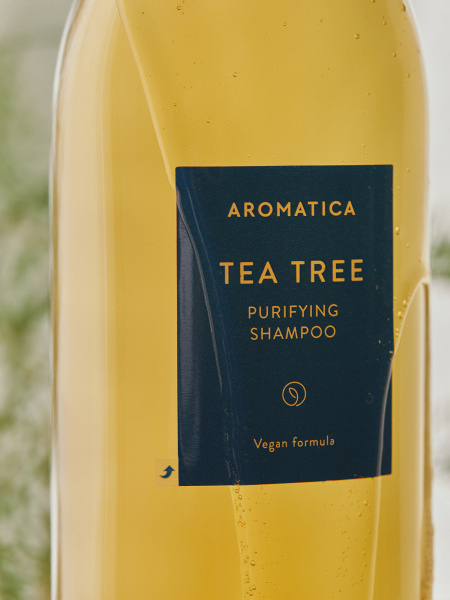 Шампунь с чайным деревом для жирной кожи головы  AROMATICA Tea Tree Purifying Shampoo Шампунь с чайным деревом для жирной кожи головы  AROMATICA Tea Tree Purifying Shampoo