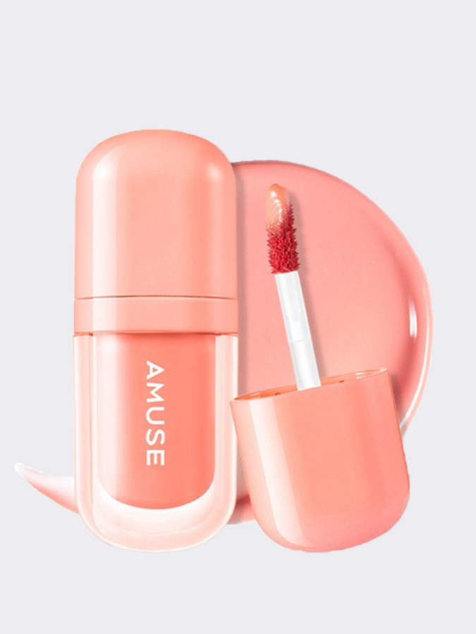 Глянцевый пигмент для губ с охлаждающим эффектом AMUSE Bebe Tint 05 Nude Pumpkin