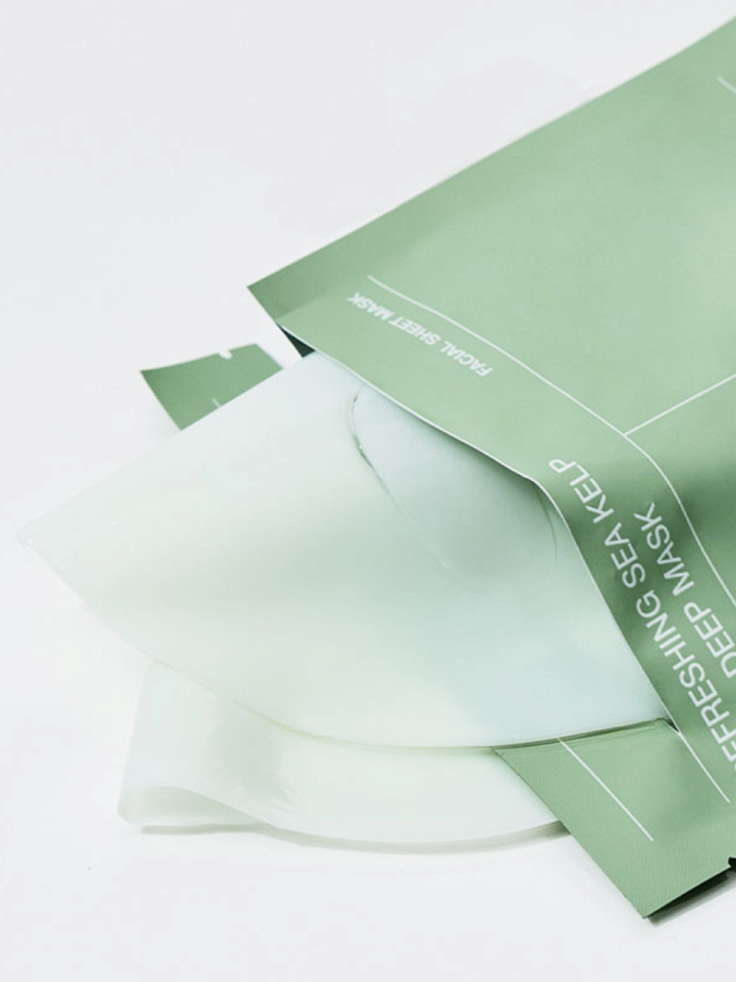 Набор гидрогелевых масок с экстрактом водорослей Biodance Refreshing Sea Kelp Real Deep Mask Set