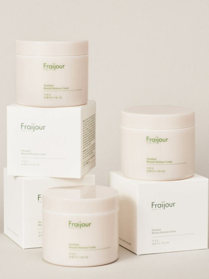 Успокаивающий крем для лица с экстрактом хауттюйнии Fraijour Heartleaf Blemish Moisture Cream