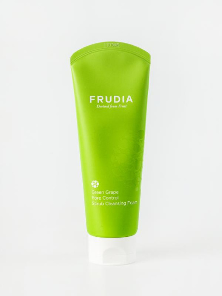 Скраб-пенка для умывания с зеленым виноградом FRUDIA  Green Grape Pore Control Scrub Cleansing Foam Скраб-пенка для умывания с зеленым виноградом FRUDIA  Green Grape Pore Control Scrub Cleansing Foam