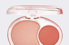 Двойные мягкие румяна с муссовой текстурой fwee Mellow Dual Blush CR02 Baby Smile