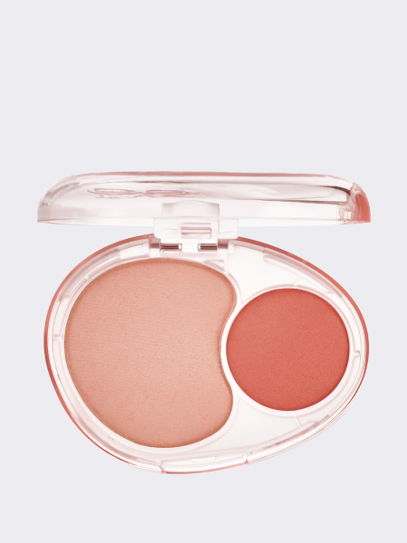 Двойные мягкие румяна с муссовой текстурой fwee Mellow Dual Blush CR02 Baby Smile