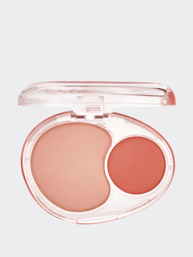 Двойные мягкие румяна с муссовой текстурой fwee Mellow Dual Blush CR02 Baby Smile