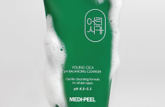 Успокаивающая слабокислотная пенка для умывания с экстрактом центеллы азиатской  MEDI-PEEL Young Cica pH Balancing Cleanser