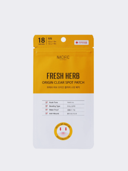Патчи против воспалений Nacific Fresh Herb Origin Clear Spot Patch