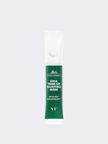 Выравнивающая тон ночная маска с центеллой VT Cica Tone-Up Sleeping Mask Выравнивающая тон ночная маска с центеллой VT Cica Tone-Up Sleeping Mask