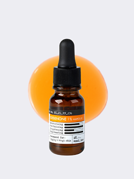 Антиоксидантная ампула для восстановления упругости с идебеноном Derma Factory Idebenone 1% Ampoule