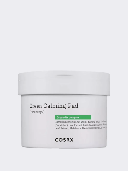 Успокаивающие пэды для чувствительной кожи COSRX One Step Green Calming Pad
