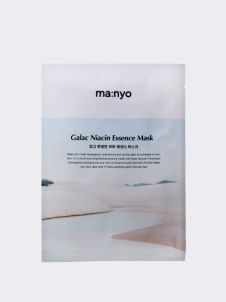 Осветляющая маска с галактомисисом и ниацинамидом Ma:nyo Factory Galac Niacin Essence Mask Осветляющая маска с галактомисисом и ниацинамидом Ma:nyo Factory Galac Niacin Essence Mask