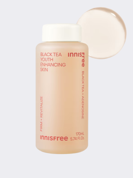 Укрепляющий тонер с экстрактом черного чая innisfree Black Tea Youth Enhancing Toner