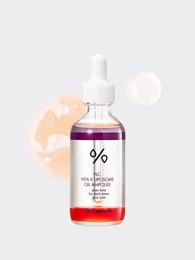 Двухфазная липосомальная сыворотка с витамином К Dr.Ceuracle PLC Vita K Liposome Oil Ampoule