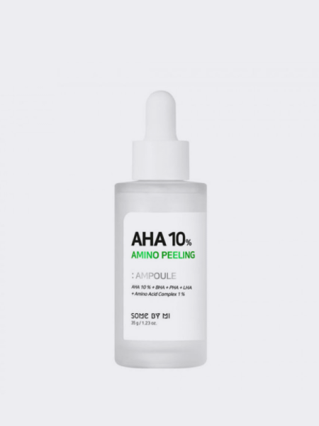 Отшелушивающая амино-сыворотка с комплексом кислот Some By Mi AHA 10% Amino Peeling Ampoule Отшелушивающая амино-сыворотка с комплексом кислот Some By Mi AHA 10% Amino Peeling Ampoule