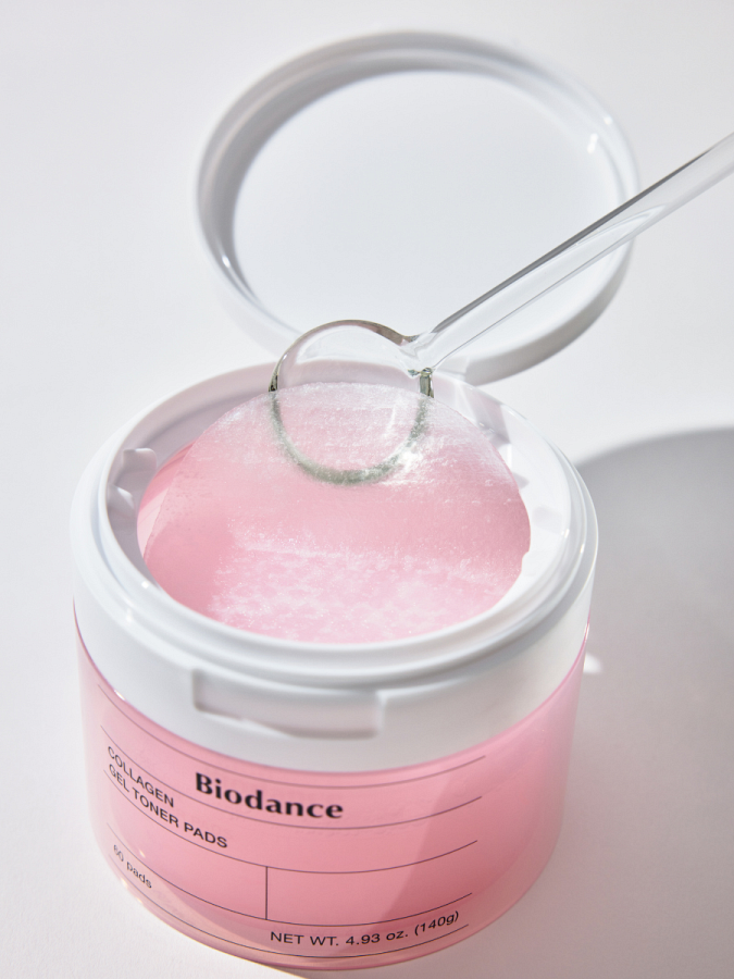 Увлажняющие гелевые тонер-пэды для лица с коллагеном Biodance Collagen Gel Toner Pads