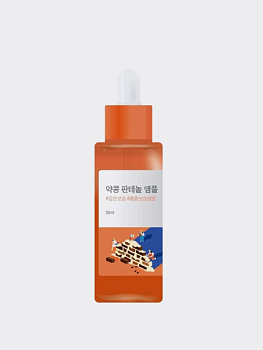 Укрепляющая ампульная сыворотка для лица с экстрактом черной сои и пантенолом Round Lab Soybean Panthenol Ampoule