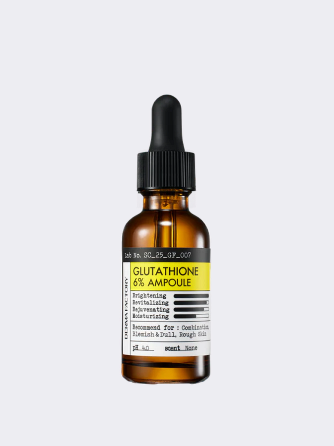 Осветляющая сыворотка с глутатионом Derma Factory Glutathione 6% Ampoule