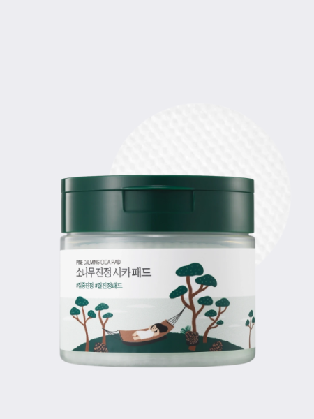Противовоспалительные тонер-пэды для лица с экстрактом сосны и центеллы Round Lab Pine Calming Cica Pad