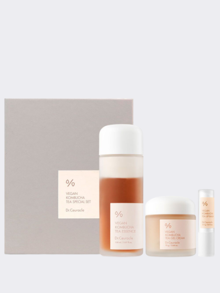 Набор по уходу за кожей лица с экстрактом чая комбуча Dr.Ceuracle Vegan Kombucha Special Set Набор по уходу за кожей лица с экстрактом чая комбуча Dr.Ceuracle Vegan Kombucha Special Set