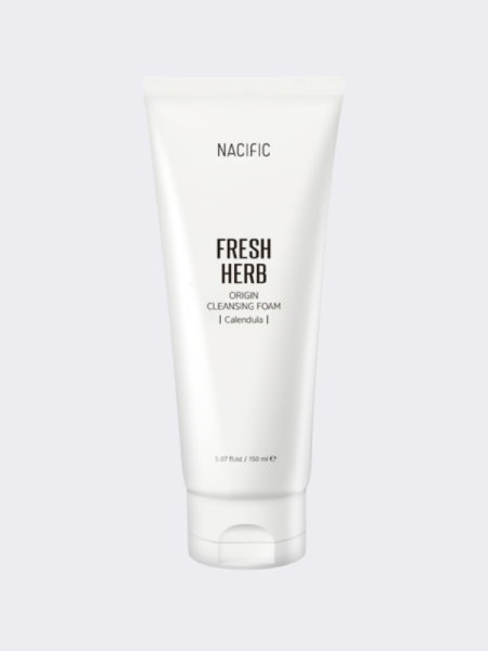 Освежающая пенка для умывания с календулой Nacific Fresh Herb Origin Cleansing Foam Calendula