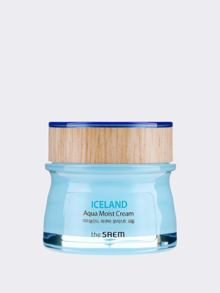 Увлажняющий крем для лица с ледниковой водой The Saem Iceland Aqua Moist Cream