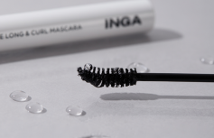 Подкручивающая тушь для ресниц INGA Stage Long&Curl Mascara Black