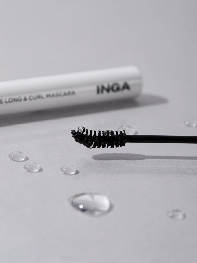 Подкручивающая тушь для ресниц INGA Stage Long&Curl Mascara Black