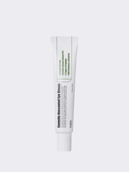 Подтягивающий крем для век без отдушек с центеллой и пептидами Purito Centella Unscented Eye Cream Подтягивающий крем для век без отдушек с центеллой и пептидами Purito Centella Unscented Eye Cream