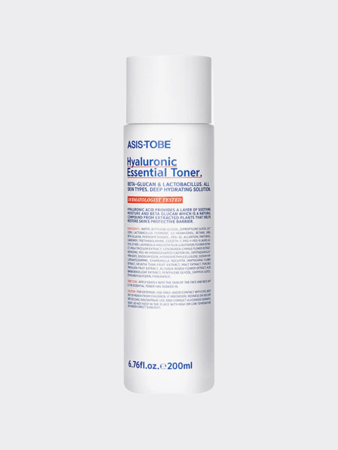 Насыщенный увлажняющий тонер для лица с гиалуроновой кислотой ASIS-TOBE Hyaluronic Essential Toner