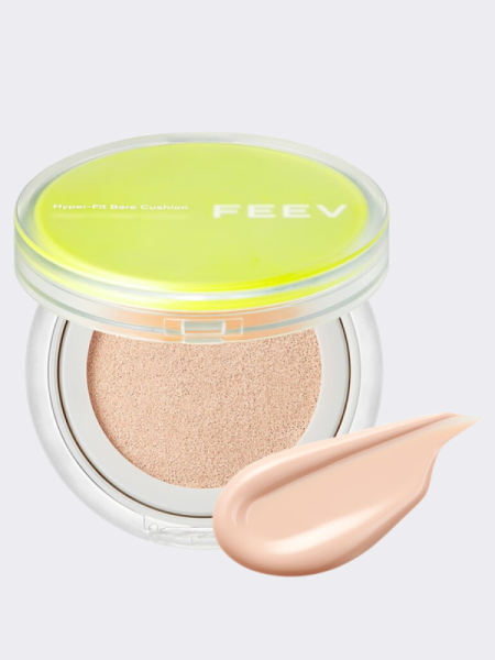 Лёгкий тональный кушон FEEV Hyper-Fit Bare Cushion 01 Fair Dew