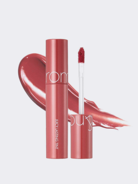 Сочный глянцевый тинт для губ с оттенком розовой тыквы rom&nd Juicy Lasting Tint 11 Pink Pumpkin