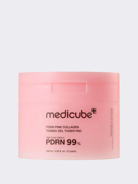 Укрепляющие гелевые тонер-пэды с коллагеном и ПДРН Medicube PDRN Pink Collagen Toning Gel Toner Pad Укрепляющие гелевые тонер-пэды с коллагеном и ПДРН Medicube PDRN Pink Collagen Toning Gel Toner Pad