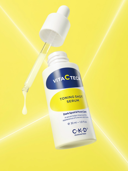 Осветляющая ампульная сыворотка с витамином С и спикулами CKD Vita C Teca Toning Shot Serum