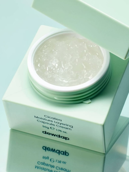 Восстанавливающий капсульный крем с экстрактом центеллы dewdap Cicatea Moisture Layering Capsule Cream