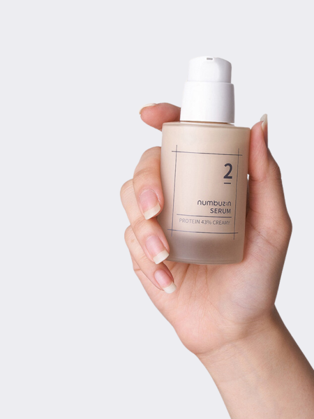 Укрепляющая кремовая сыворотка с протеиновым комплексом Numbuzin No.2 Protein 43% Creamy Serum Укрепляющая кремовая сыворотка с протеиновым комплексом Numbuzin No.2 Protein 43% Creamy Serum