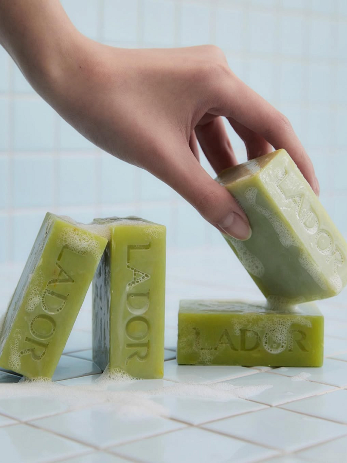 Твердый шампунь с экстрактом васаби La’dor Wasabi Shampoo Bar