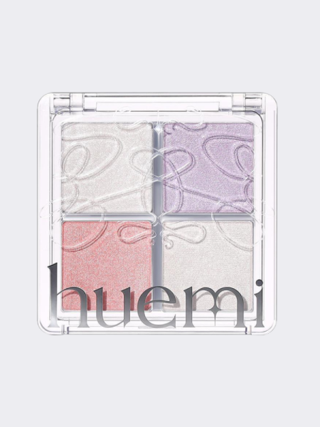 Многофункциональная палетка-хайлайтер Huemi Multi-Use Glow On Palette №01 Full Glam
