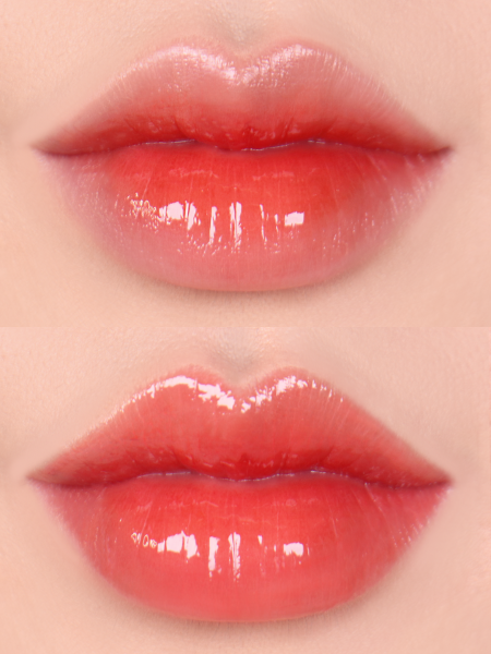 Глянцевый тинт для губ AMUSE Dew Tint 01 La Vie En Coral