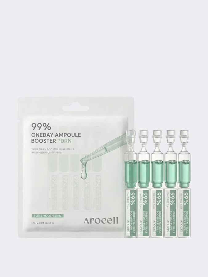 Увлажняющие бустер-ампулы с ПДРН Arocell Oneday Ampoule Booster PDRN