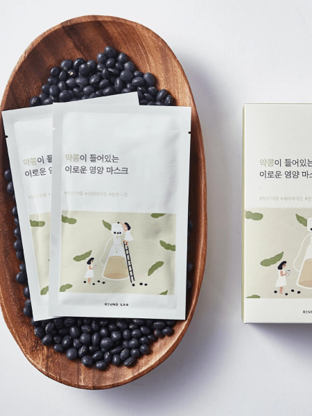 Питательная тканевая маска с экстрактом черной сои Round Lab Soybean Nourishing Sheet Mask Питательная тканевая маска с экстрактом черной сои Round Lab Soybean Nourishing Sheet Mask