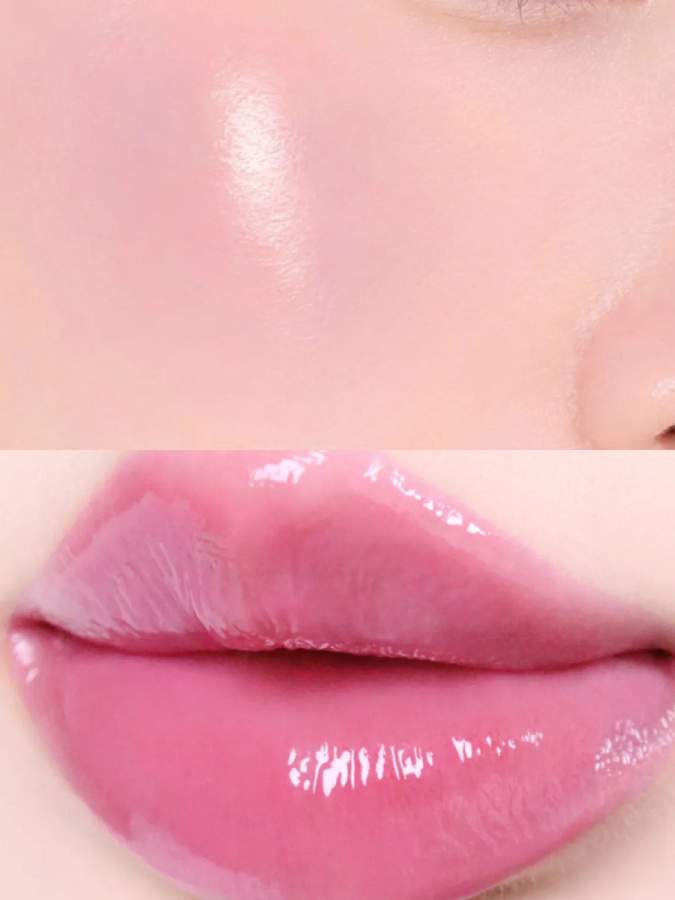 Набор: Оттеночное желе для губ и щёк + брелок fwee Lip&Cheek Glowy Jelly Pot JM02 Berry Jam Keyring Set