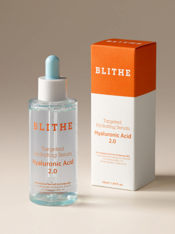 Глубокоувлажняющая сыворотка с гиалуроновой кислотой Blithe Targeted Hydrating Serum Hyaluronic Acid