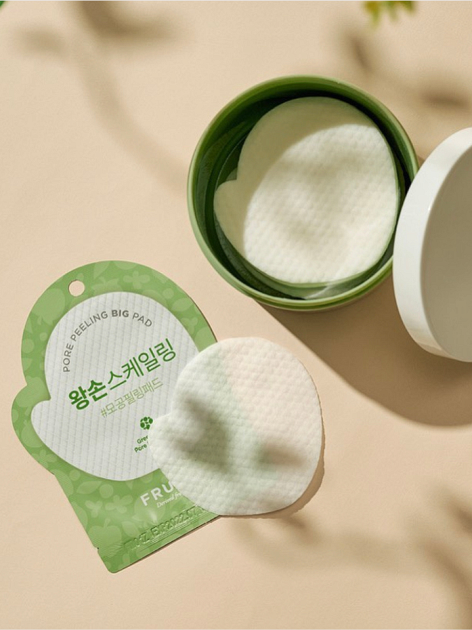 Отшелушивающий пэд с зеленым виноградом FRUDIA Green Grape Pore Peeling Pad